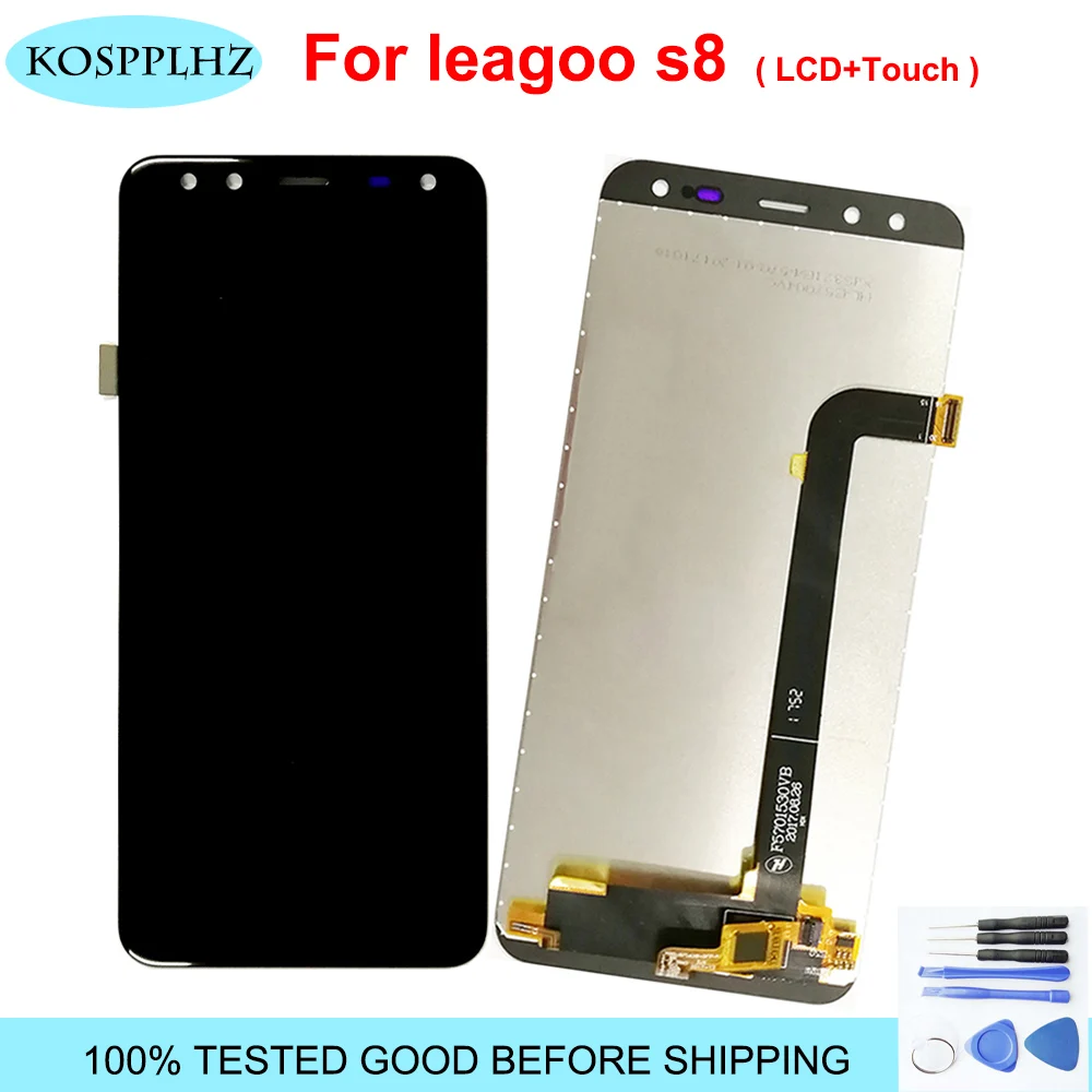 5,72 дюймов ЖК-дисплей для Leagoo s8 дисплей сенсорный экран в сборе для S 8 ЖК-дисплей+ Инструменты