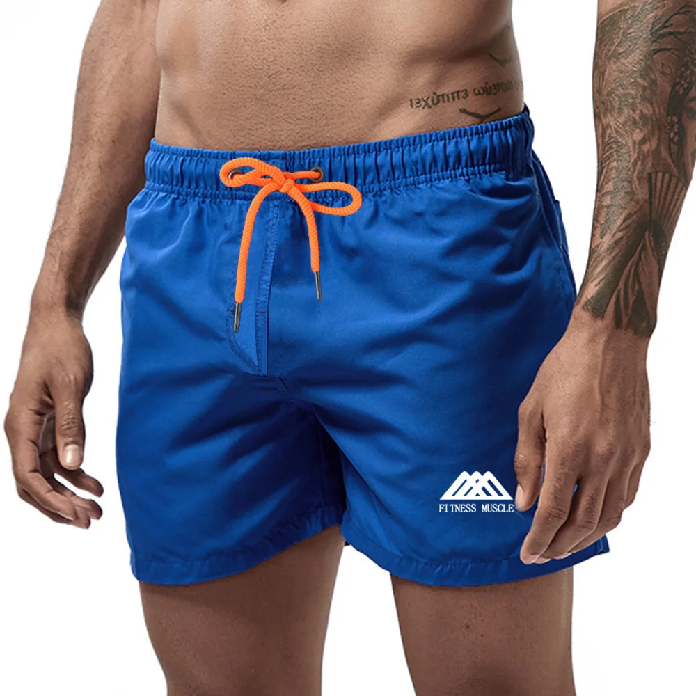 Летние шорты для бега мужские спортивные фитнеса быстросохнущие тренажерного
