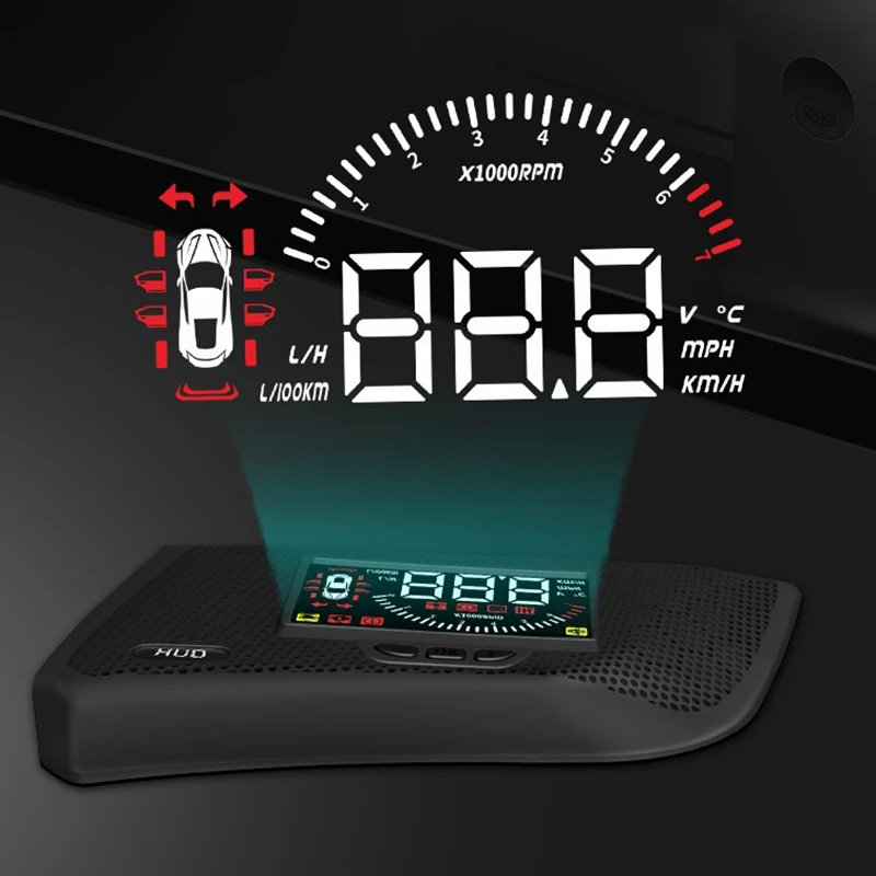 Автомобильный дисплей HUD для Nissan X Trail/Rogue 2014 2019 вождения компьютера HD проектор