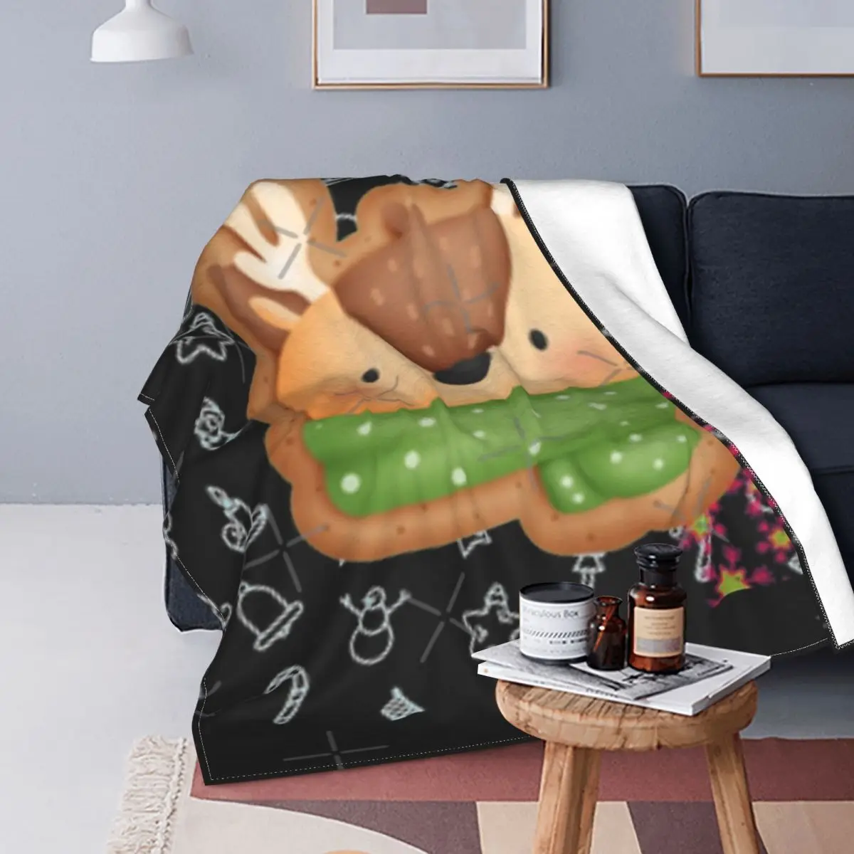 

13 одеял на Рождество и Рождество, покрывало, клетчатое покрывало, клетчатое покрывало для пикника, кавайное одеяло, детский чехол