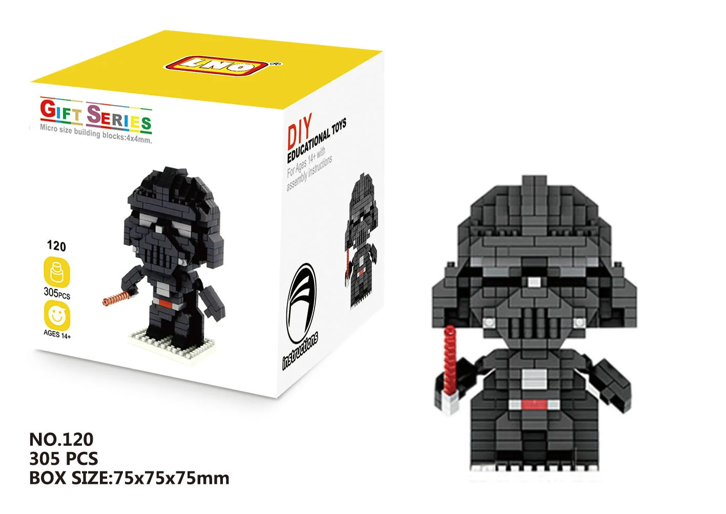 Конструктор Звездные войны Disney сделай сам детская развивающая игрушка Дарт