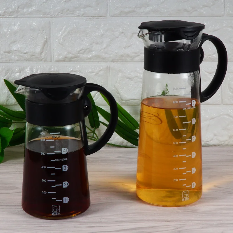 

Glass Brewing Cold Extraction Pot with Fine Filter Multi-Function Dual-Purpose Coffee Pot Cold Water Jug