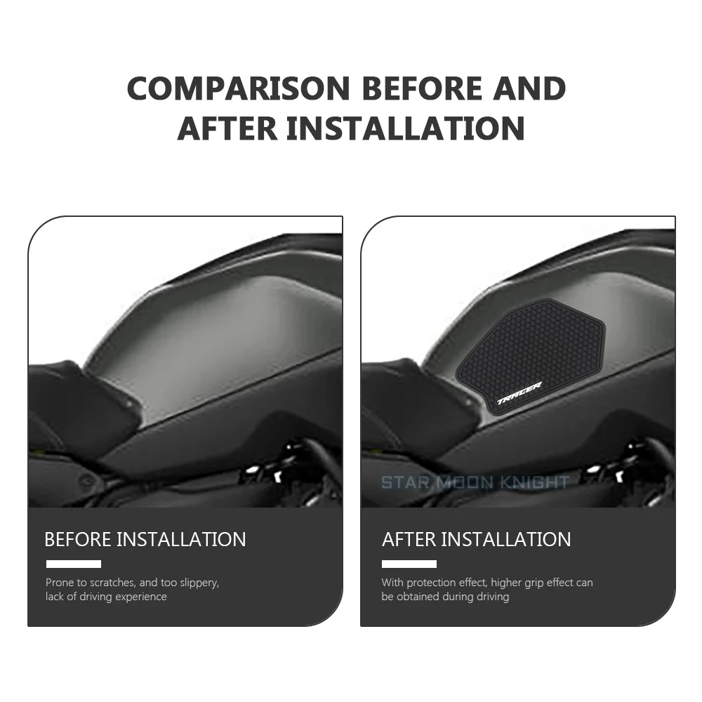 Наклейка на бак для YAMAHA Tracer 7 700 TRACER700 TRACER7 GT 2020 2021 мотоциклетные Нескользящие