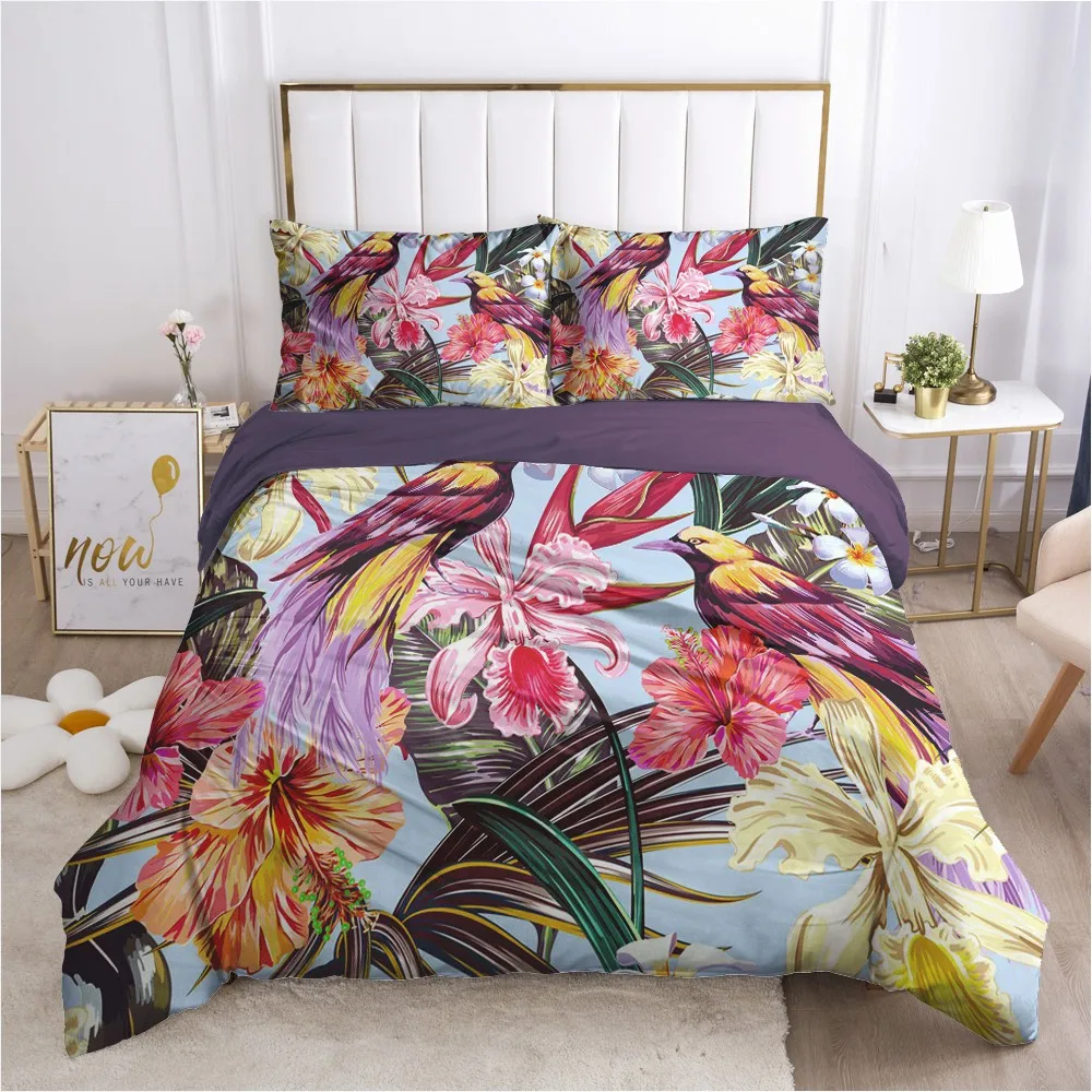 

3D Flowers Design Duvet Cover Sets Bedding Sets Quilt Covers Pillow Cases 173*230 230*230 265*230 180*210 Custom Bed