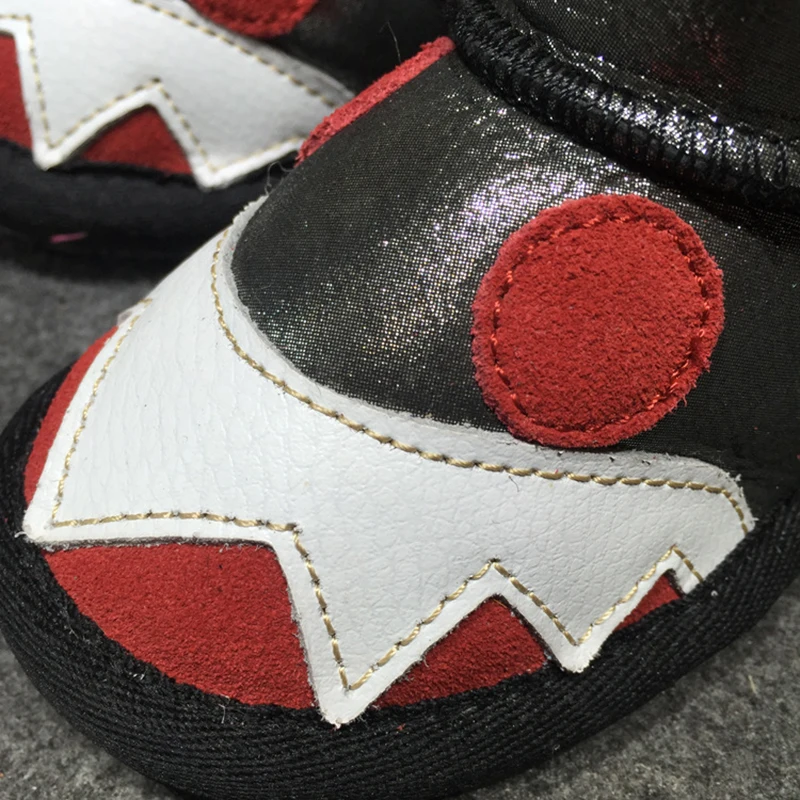 Теплые детские зимние ботинки Dolakids из овечьей кожи новая зимняя обувь для