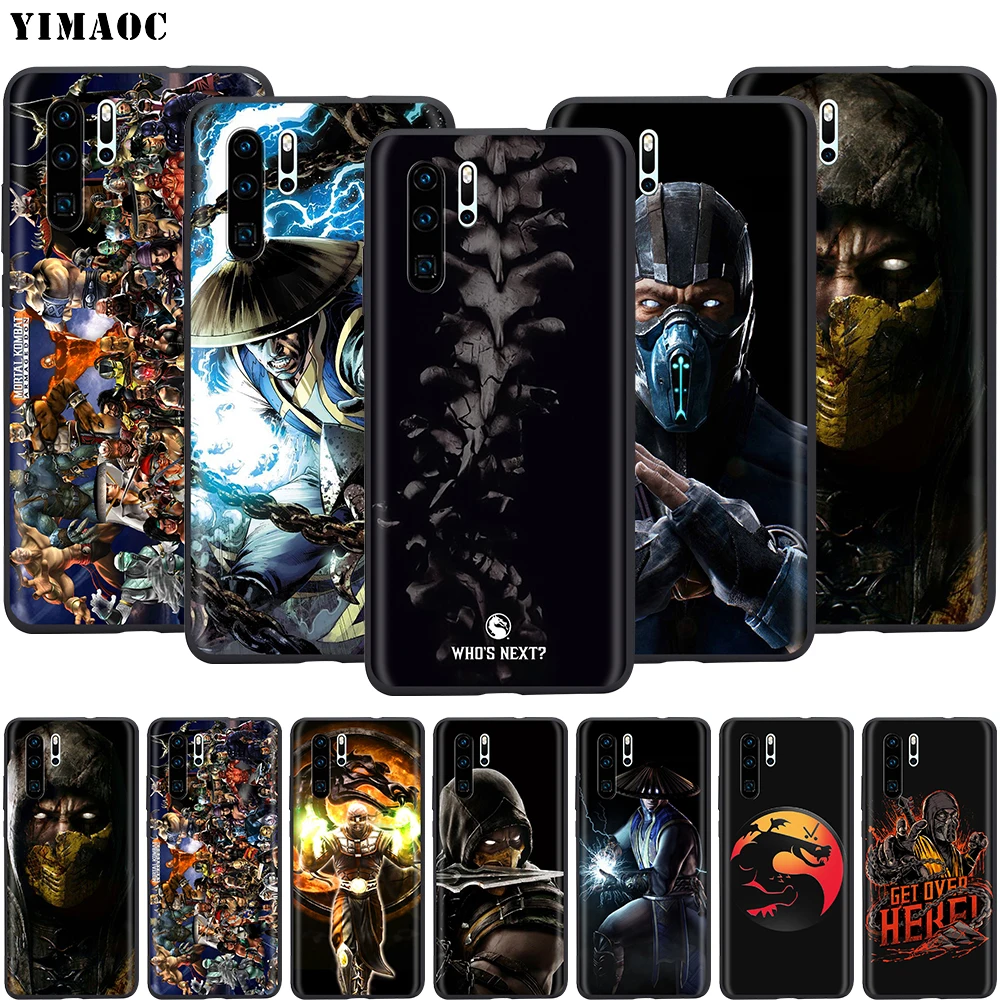 Чехол YIMAOC Mortal Kombat для Xiaomi 9T Pro CC9 A3 CC9E Redmi K20 7A Huawei Honor 20 9X P20 Lite Nova 5i Y9|Бамперы| |