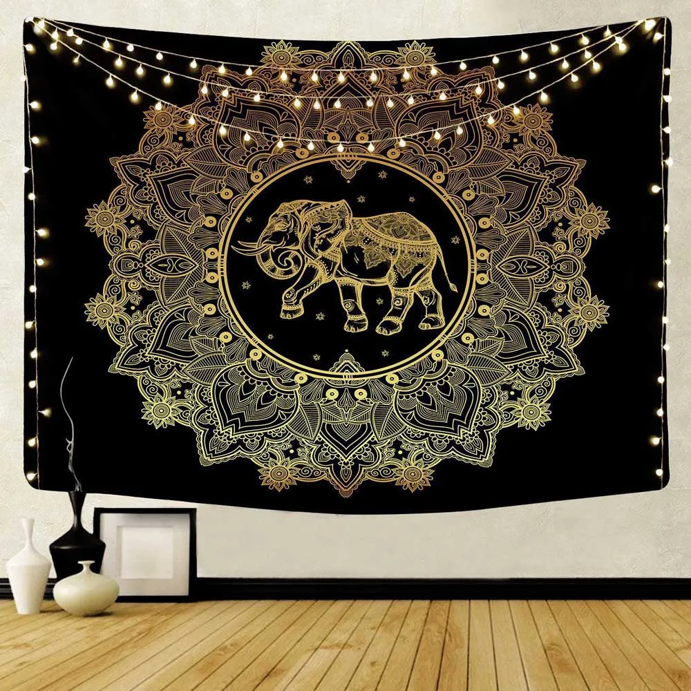 Настенный Гобелен красивый натуральный лес хиппи бохо Декор большие богемные