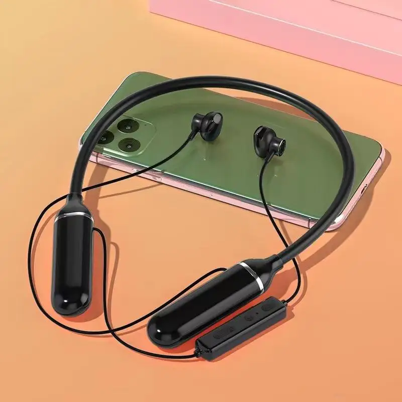 

Wireless Bluetooth Headphone Neck Hanging Noise Reduction Sport Headset