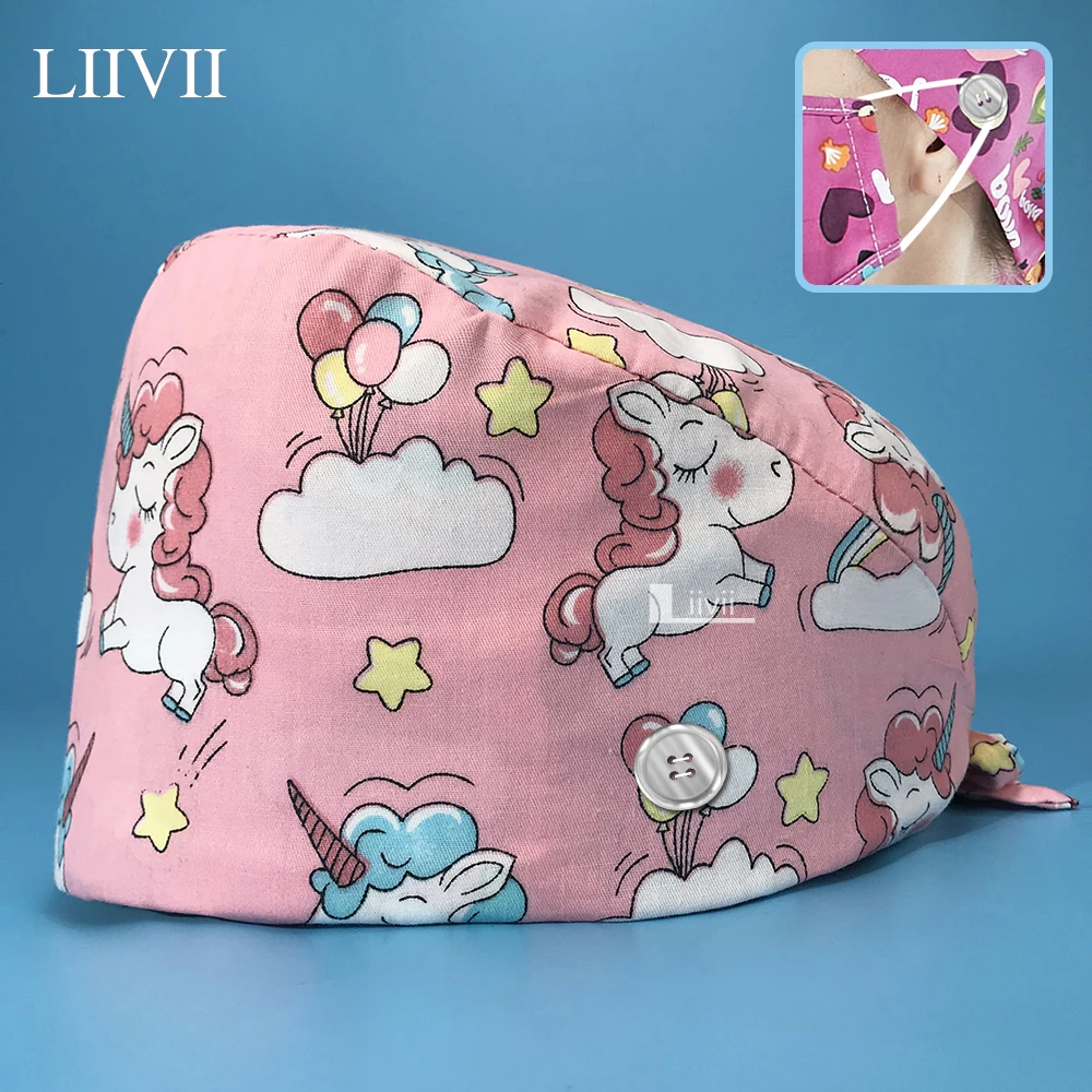 

Хлопковые докторские кепки для фармацевтики, медицинская хирургия, регулируемая модель, стоматологические головные уборы для домашних жив...