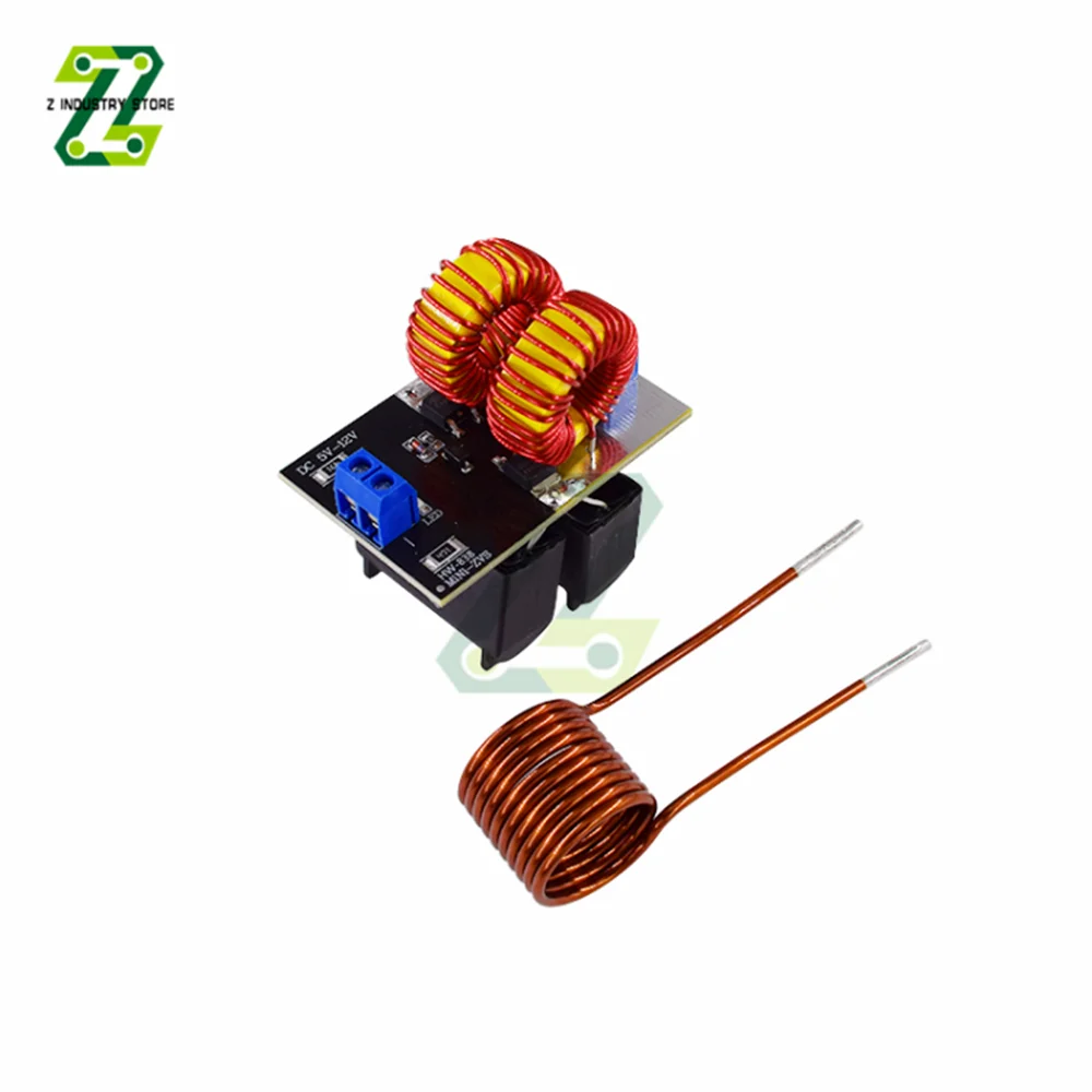 120 Вт DC 5-12 в Mini ZVS индукционный нагревательный блок питания с низким напряжением