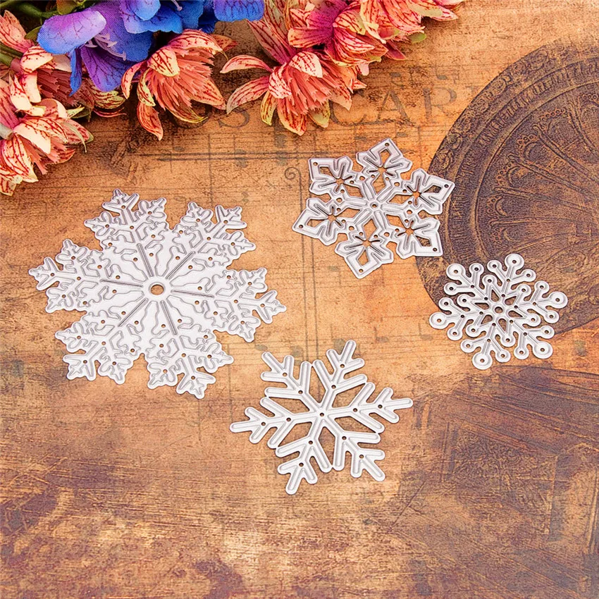 Пресс формы 9*10 5 см металлическая печать в виде снежинки рельеф для бумаги сделай