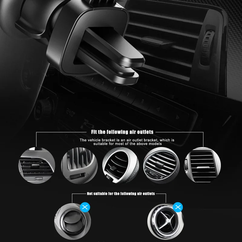 Беспроводное зарядное устройство вращающееся на 360 градусов с креплением