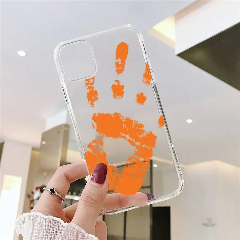 

Thermal Heat Induction Phone Case Transparent for iPhone 7 8 11 12 s mini pro X XS XR MAX Plus cover funda shell