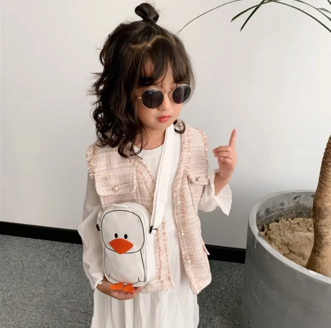 Дизайнерская сумка Творческий утка вниз через плечо мини юбка-пачка Детская для