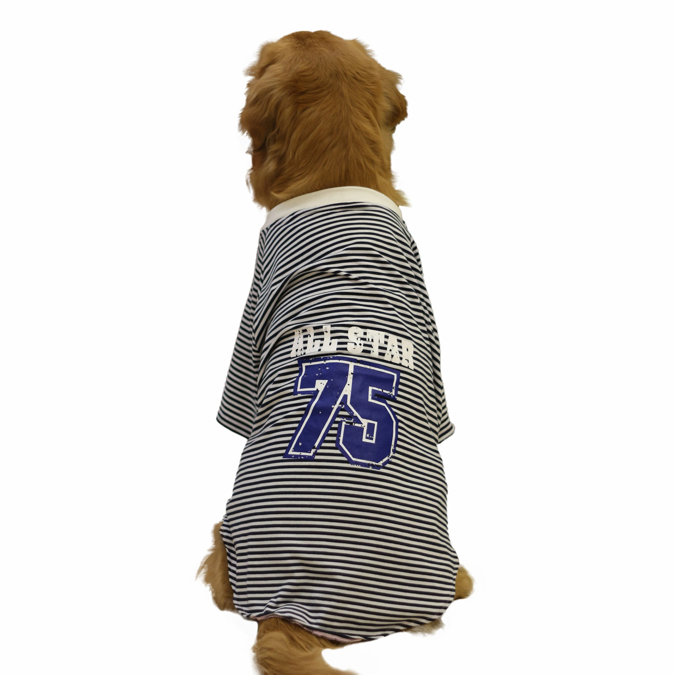 Полосатый костюм для собак рубашка 2020 мягкая хлопковая летняя одежда Джерси