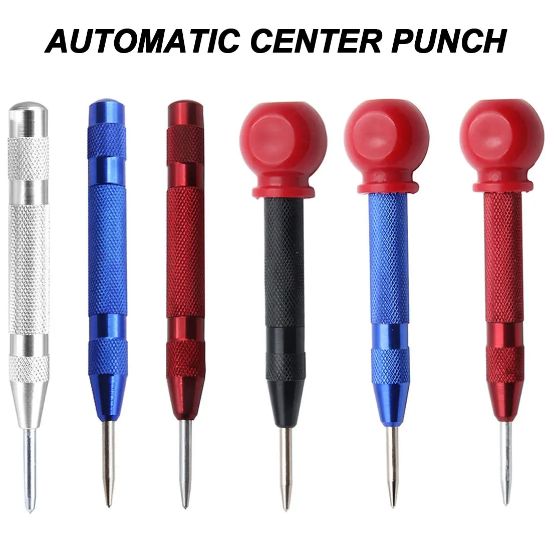 

Automatic Center Punch Drill Bit for Wood Press Dent Marker Woodwork Carpentry Tool Holes Marking Tools Spring Loaded Marking