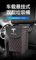 tey model 3 car trash can for tesla model 3 2021 accessories auto seat back garbage cans dustbin multi use storage box model x s