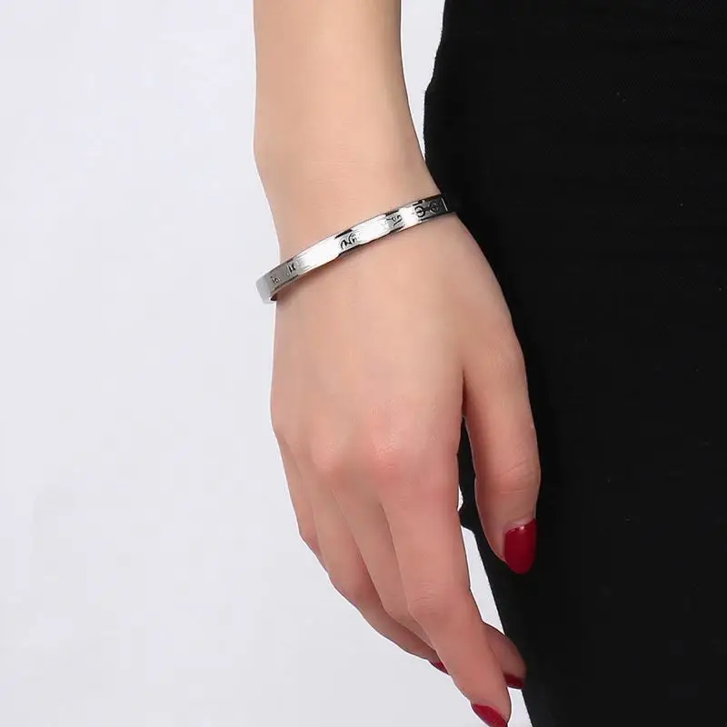 Женский браслет из нержавеющей стали модный золотого/розового/серебряного цвета