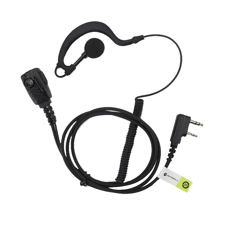 2 шт. Акустическая трубка PTT Mic 2Pin наушники Walkie Talkie гарнитура для Kenwood TYT Baofeng 888s UV-5R |