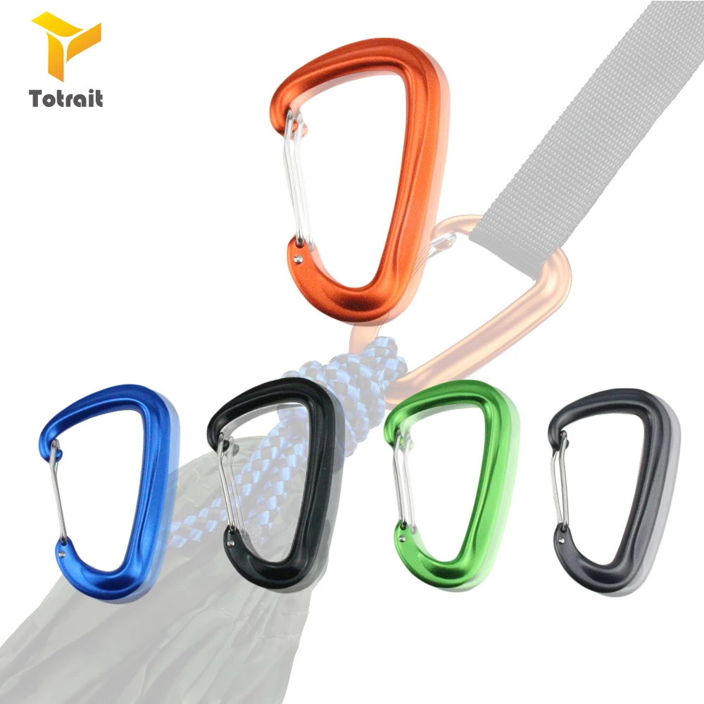 TOtrait Профессиональный карабин для скалолазания D форма Пряжка альпинизма замок