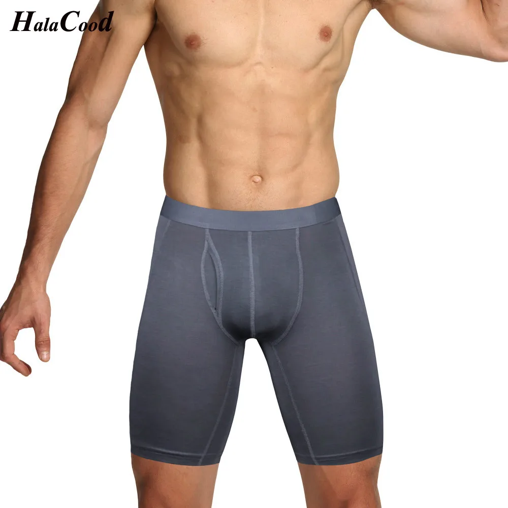 6Pcs/lot Brand Mens Plus Size Underwear Long Boxer Shorts Homme Sexy Men Trunks Underwear Cotton Male Underpant Cueca Boxers Fat