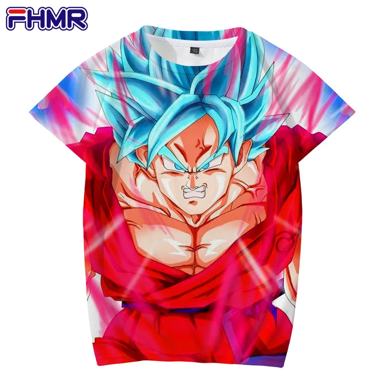 

2021 Dragon-ball Z Japan Anime T Shirt Children Clothing Gohan Beerus Tops Tees Goku Vegeta T Shirt Kids Baby Boys Clothes