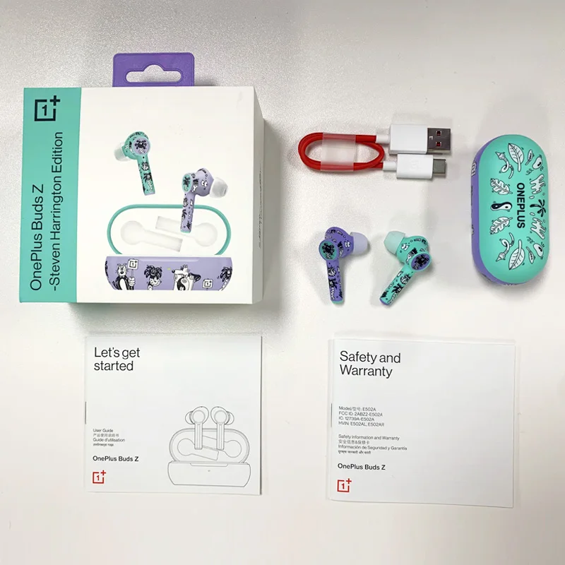 Глобальная версия OnePlus Buds Z Steven Harrington беспроводные наушники TWS Bluetooth Быстрая