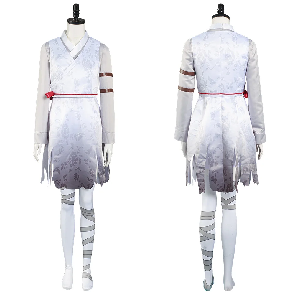 

OW D.Va: Shin-Ryeong Skin Cosplay Costume Vest Dress Outfits Halloween Carnival Suit