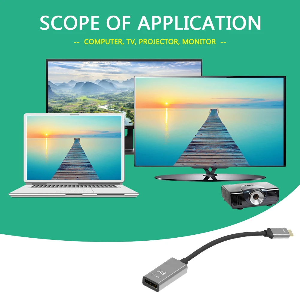 Кабель-Переходник USB Type-C для порта дисплея 1 4 с высоким разрешением 8K |