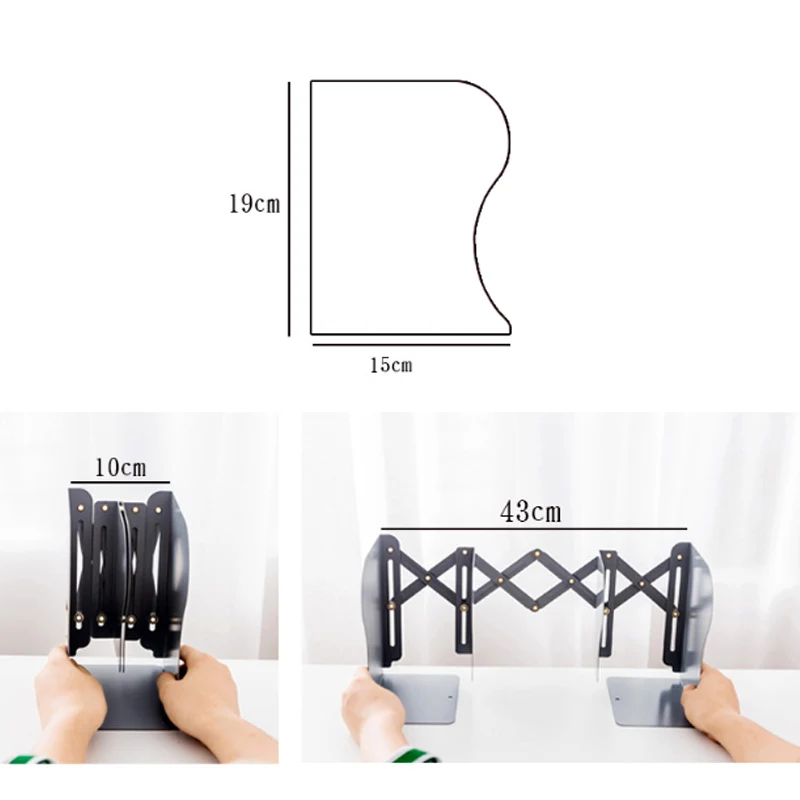 1 шт. металлическая Регулируемая книжная полка железные пустотелые декоративные