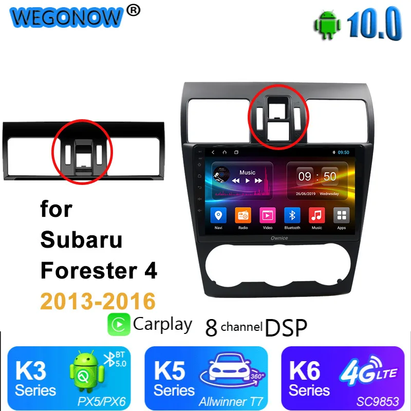 Ownice 360 панорамный IPS Android10 Автомобильный DVD Радио GPS навигатор плеер carplay 4G LTE DSP для