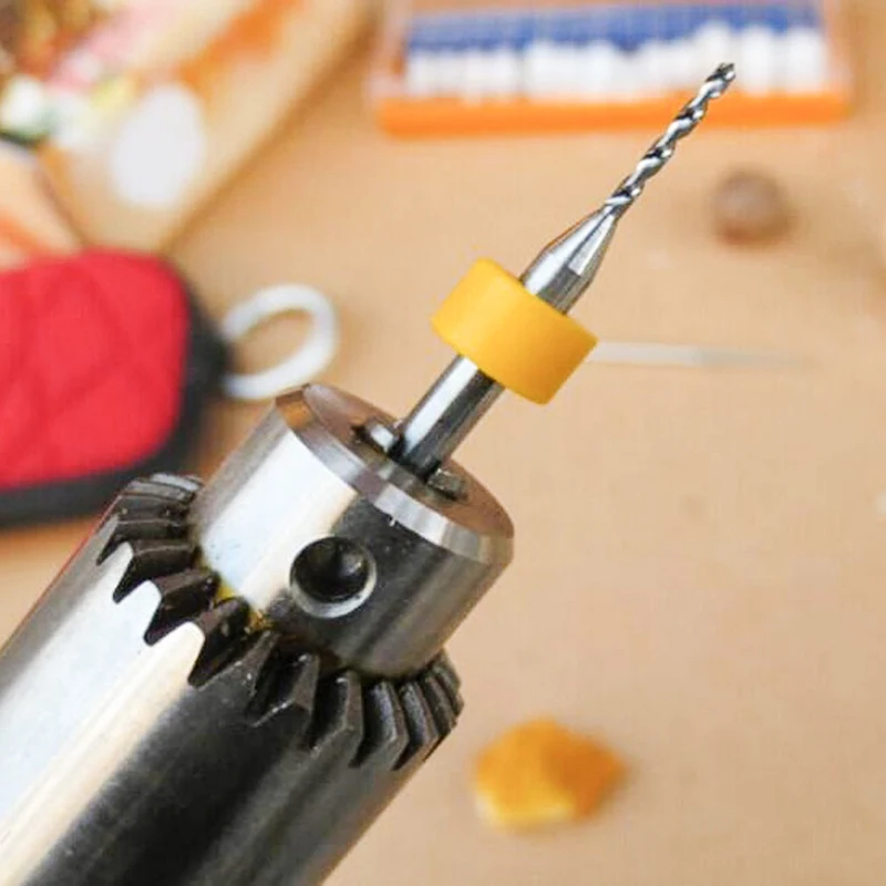 Мини сверло PCB 10 шт. 0 1-1 2 мм Карбидное для пистолета 1/8 дюйма хвостовик печатной