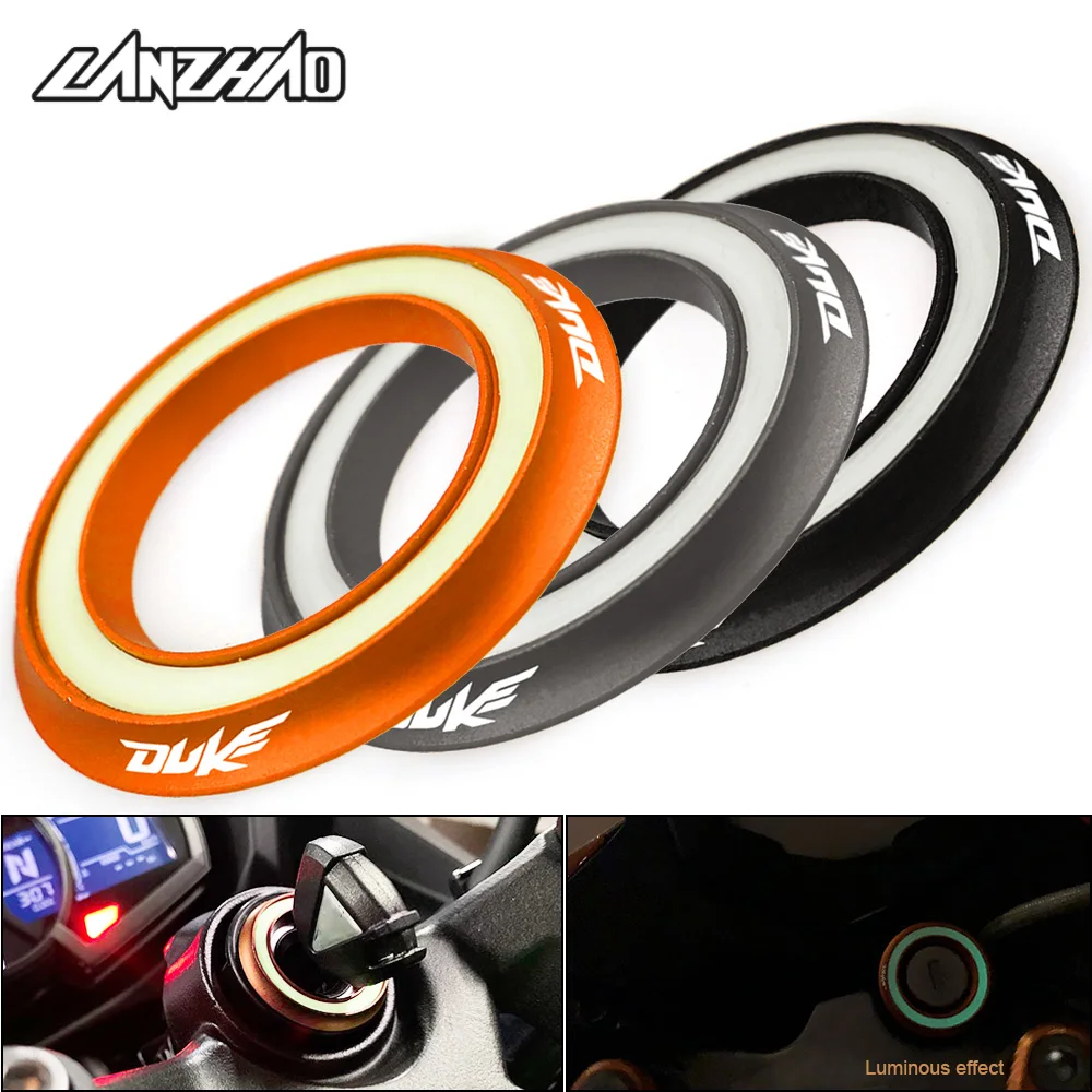 Крышка переключателя зажигания мотоцикла Duke светящееся кольцо для KTM 125 200 250 390 690