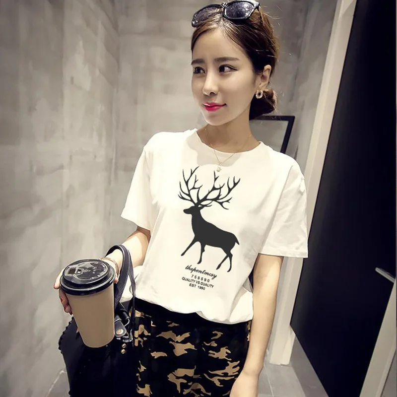 

9.9 package post summer new Korean version women's short sleeve T-shirt bottoming shirt student loose top women's wear