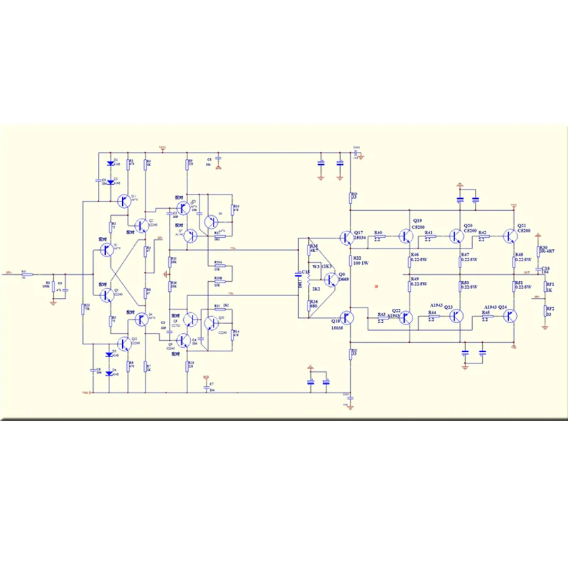 

Vogue A60 300W 4-8ohm AC12V Current Feedback Amplifier Board Kit Good Taste High And Low Frequency Density Amplifier Board Kit