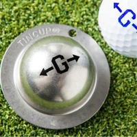1pcs golf ball aligner stainless steel template marker golf marker positioning aids outdoor golf sport tool golf training aids