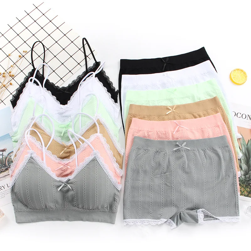 

Комплект нижнего белья женский кружевной, пикантный комплект нижнего белья пуш-ап, спортивный бюстгальтер с высокой талией без стальных вс...