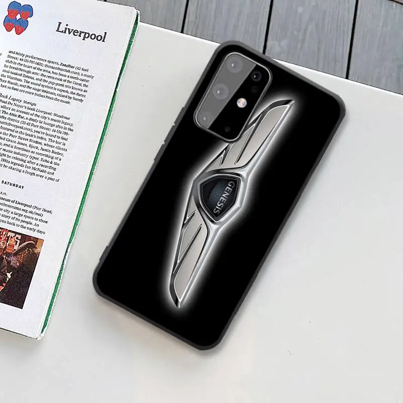 

car Genesis Logo Phone Case for Samsung S20 plus Ultra S6 S7 edge S8 S9 plus S10-5G lite 2020 S10E
