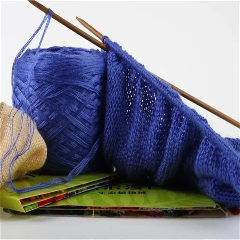 

2pcs 200g/ball Cotton Thread Mercerized Cotton Yarn Baby Thread Baby Wool Ball Lace Scarf Crochet Thread Knitting Material