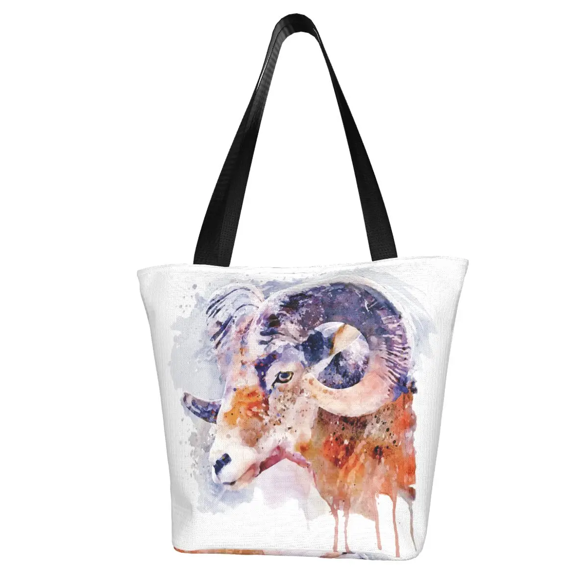 

Sheep Shopping Bag Female Gift Handbags Reusable Polyester Travel Bags