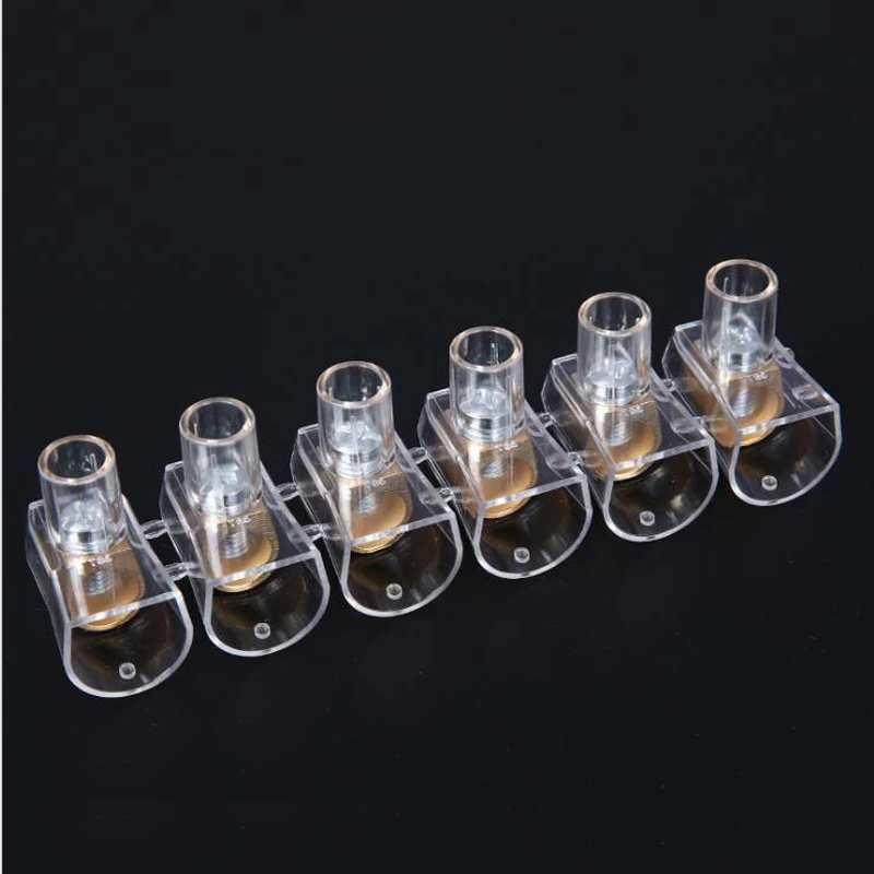 PC 2 5 25 мм2 Европейский тип пластиковые клеммные блоки латунные Разъемы DIY