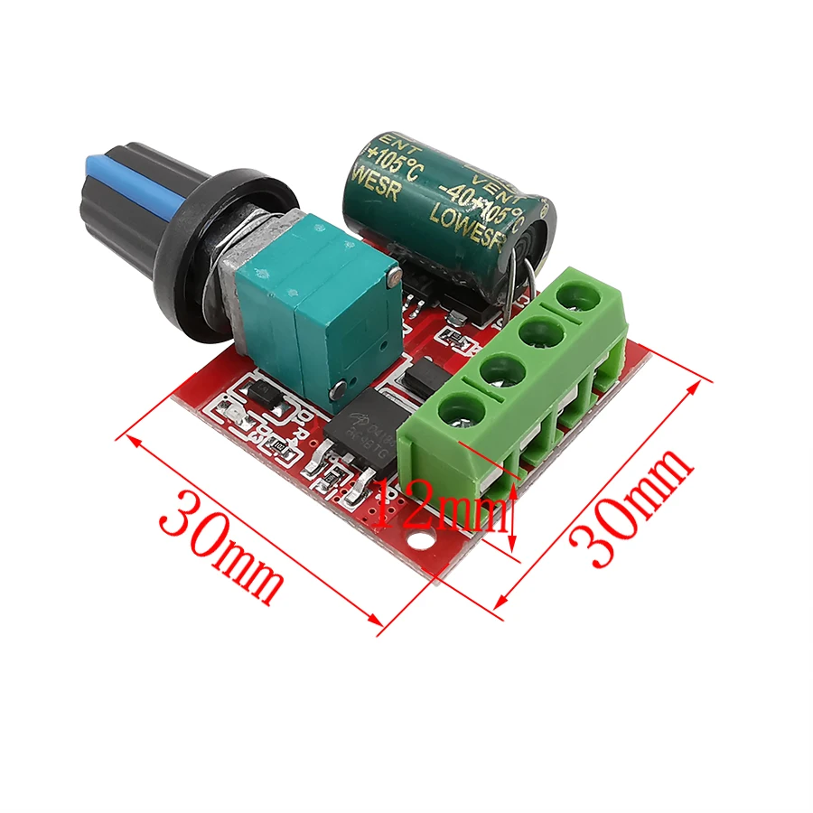 5 А 90 Вт ШИМ-управление ler 12 В контроллер скорости двигателя постоянного тока