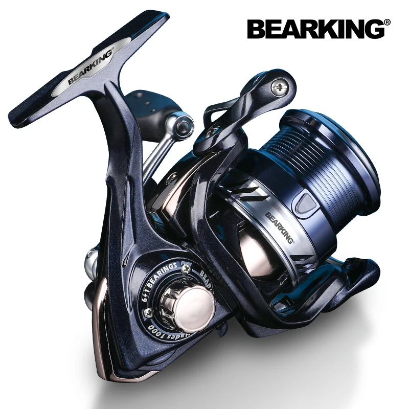 

BEARKING Brand Hades 7BB Stainless steel bearing 5.2:1 Fishing Reel Drag System 17lbs Max Power Spinning Wheel Fishing Coil