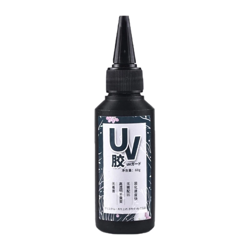 

13MC 25/60/100g Ultraviolet Curing Epoxy UV Resin Hard Glue LED Cure for DIY Jewelry