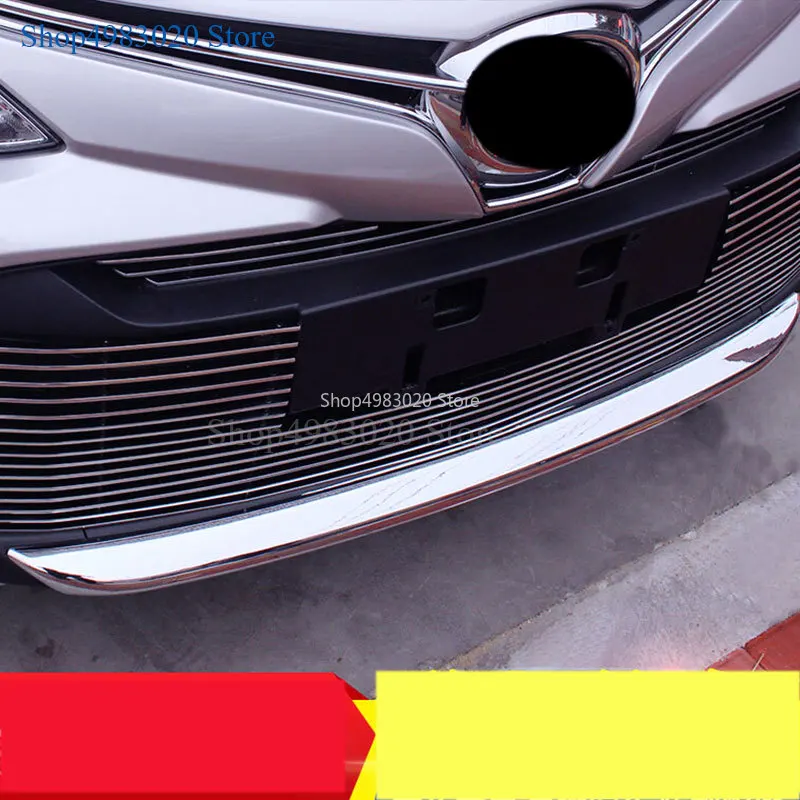Аксессуары для автомобиля Toyota Yaris XP150 2019 2020 Внешнее украшение АБС хром передний