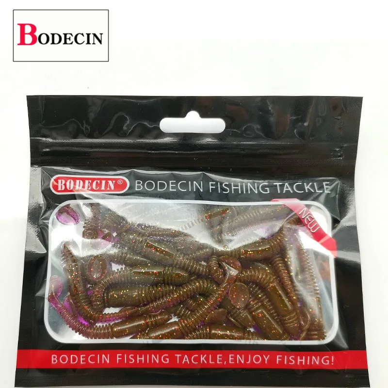 T приманка Tail Grub червь виброхвост/Tioga/резина/Мягкая приманка Shad 50pc силикон/подделка/карп/искусственная приманка для рыбалки приманки наживка зима - Цвет: C1   50PCS