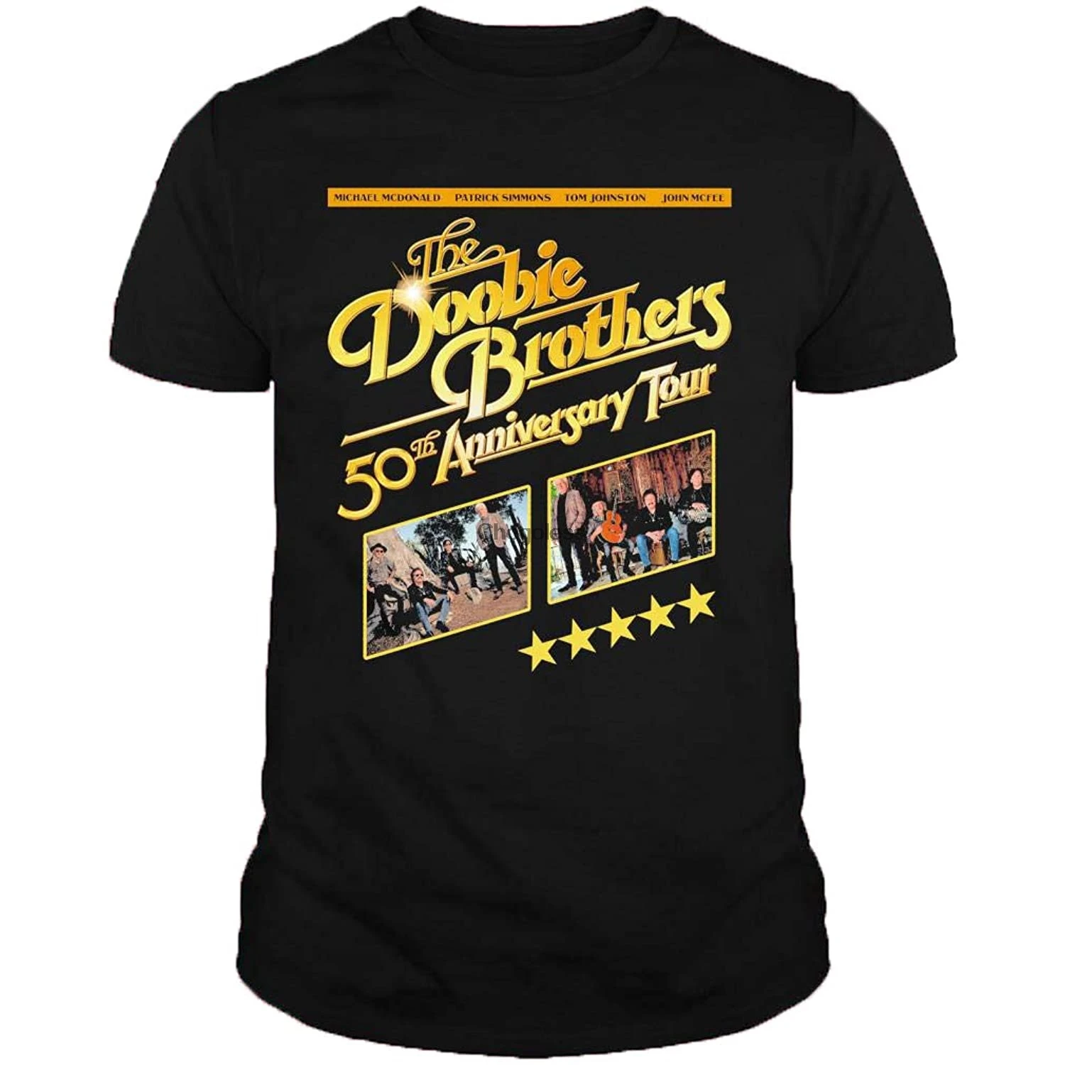 Рубашка DoobieBrothers с изображением 50-го юбилейного турнира милая популярная женская