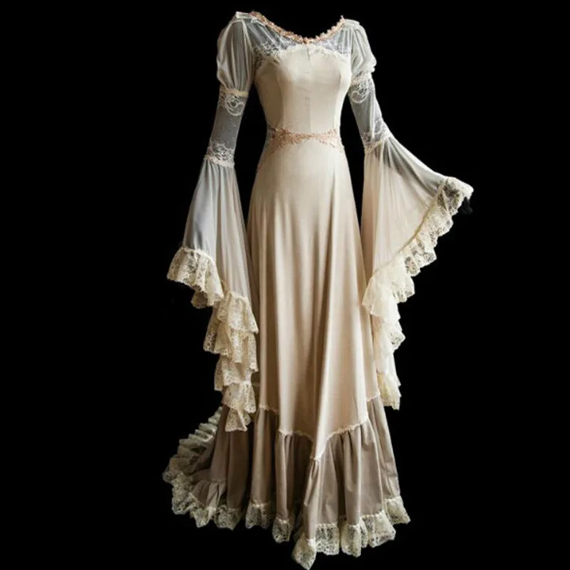 Новинка 2020 сексуальное женское роскошное платье принцессы в средневековом стиле