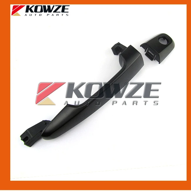 Один комплект простая черная Наружная ручка для наружной двери Mitsubishi Pickup Triton L200