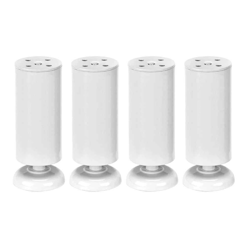 Регулируемые ножки из нержавеющей стали 4 шт. 15 см белые для шкафа стола кровати